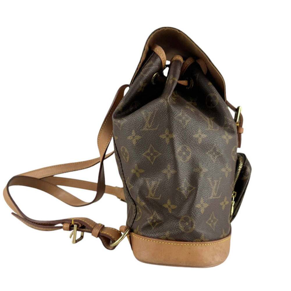 LOUIS VUITTON Brown Monogram Canvas Backpack - Picture 2 of 13